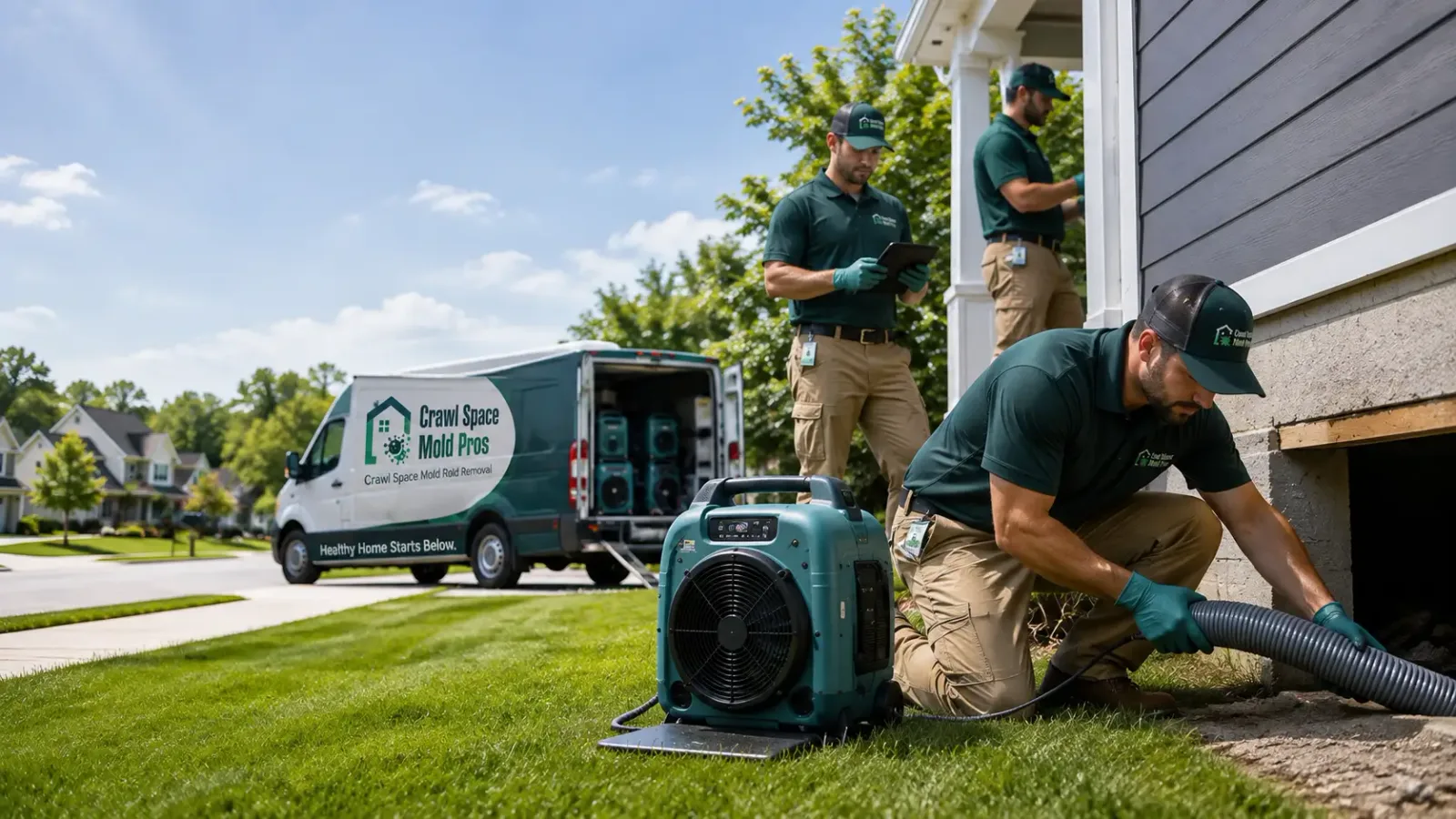 Crawl Space Mold Removal in Woodbine, IA